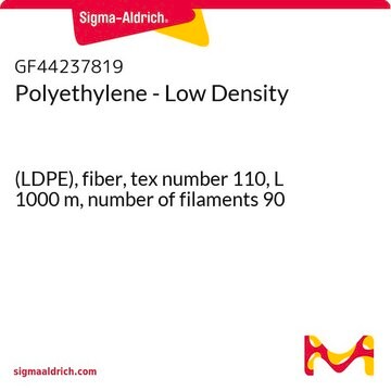Polyethylene - Low Density (LDPE), fiber, tex number 110, L 1000&#160;m, number of filaments 90