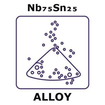 Niobium-tin alloy, Nb75Sn25 powder, 250micron max. particle size, 50g