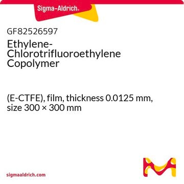 Ethylene-Chlorotrifluoroethylene Copolymer (E-CTFE), film, thickness 0.0125&#160;mm, size 300 × 300&#160;mm