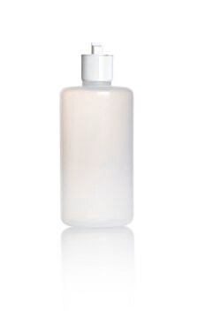 Azlon Dispensing Bottles with retractable pivot nozzle round bottom, low-density polyethylene, capacity 500&#160;mL
