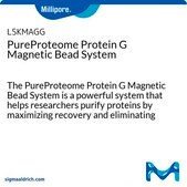 PureProteome Protein G Magnetic Bead System The PureProteome Protein G Magnetic Bead System is a powerful system that helps researchers purify proteins by maximizing recovery and eliminating variability