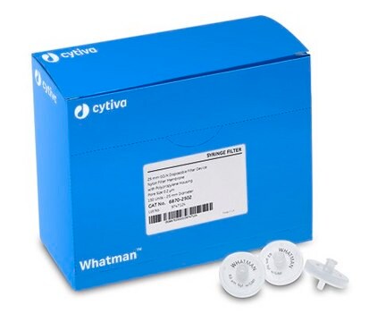 Whatman&#174; GD/X syringe filters polyethersulfone membrane, pore size 0.45&#160;&#956;m, diam. 25&#160;mm, non-sterile, pkg of 1500&#160;ea