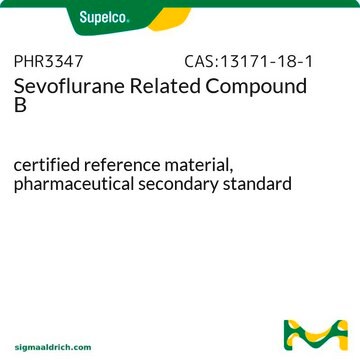 Sevoflurane Related Compound B certified reference material, pharmaceutical secondary standard