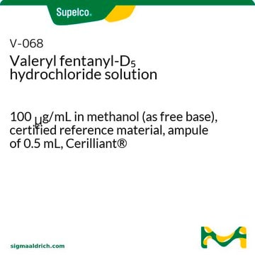 Valeryl fentanyl-D5 hydrochloride solution 100&#160;&#956;g/mL in methanol (as free base), certified reference material, ampule of 0.5&#160;mL, Cerilliant&#174;