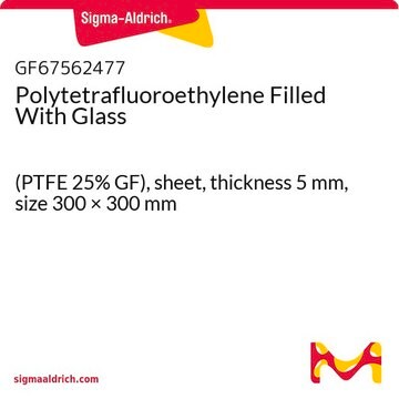 Polytetrafluoroethylene Filled With Glass (PTFE 25% GF), sheet, thickness 5&#160;mm, size 300 × 300&#160;mm