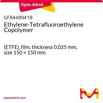 Ethylene-Tetrafluoroethylene Copolymer (ETFE), film, thickness 0.025&#160;mm, size 150 × 150&#160;mm