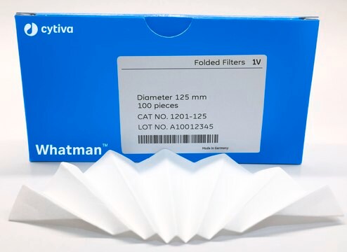 Whatman&#174; Prepleated Qualitative Filter Paper, Grade 4V circles, diam. 15&#160;cm, pack of 100