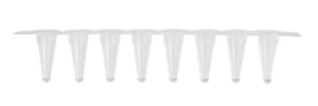 Axygen low profile 0.1 mL thin wall PCR strip tubes &amp; real time strip caps white