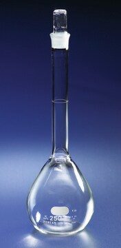 Pyrex&#174; volumetric flask, with Pyrex&#174; ST stopper capacity 10&#160;mL