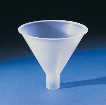 Scienceware&#174; polypropylene powder funnel top I.D. 80&#160;mm