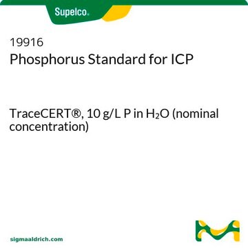 Phosphorus Standard for ICP TraceCERT&#174;, 10&#160;g/L P in H2O (nominal concentration)