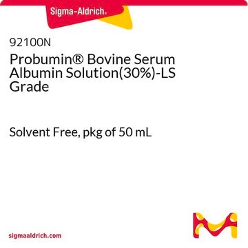 Probumin&#174; Bovine Serum Albumin Solution(30%)-LS Grade Solvent Free, pkg of 50&#160;mL