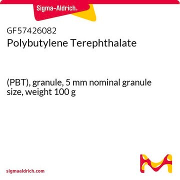 Polybutylene Terephthalate (PBT), granule, 5&#160;mm nominal granule size, weight 100&#160;g