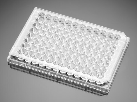 Corning&#174; BioCoat&#8482; Gelatin Microplate well size 96&#160;wells, flat bottom clear wells, lid