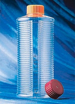 Corning&#174; Roller Bottles, CellBIND&#174; Cell Culture Surface round clear polystyrene, sterile, bottle surface area 850&#160;cm2, cap (Easy Grip), case of 40