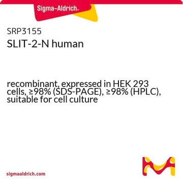 SLIT-2-N human recombinant, expressed in HEK 293 cells, &#8805;98% (SDS-PAGE), &#8805;98% (HPLC), suitable for cell culture