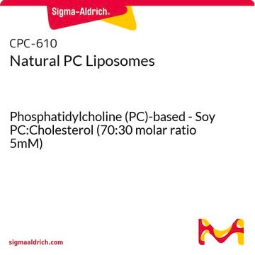 Natural PC Liposomes Phosphatidylcholine (PC)-based - Soy PC:Cholesterol (70:30 molar ratio 5mM)