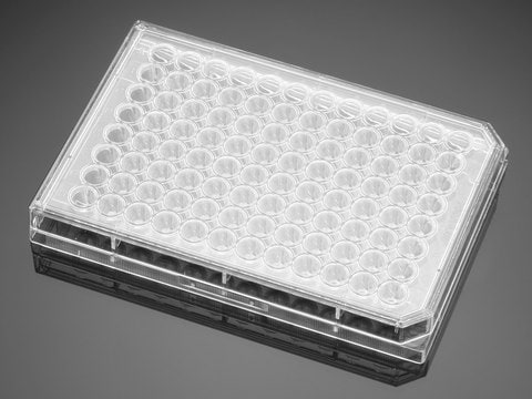 Corning&#174; Falcon&#174; Cell Culture Plate wells, 96, Tissue Culture (TC)-treated surface, round bottom clear wells, sterile