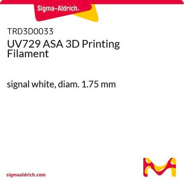 UV729 ASA 3D Printing Filament signal white, diam. 1.75&#160;mm