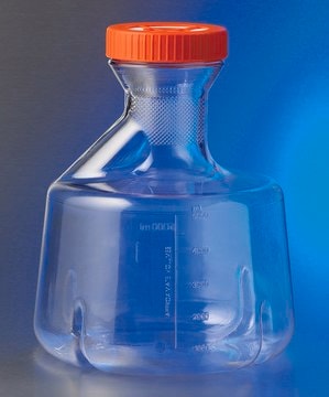 Corning&#174; Erlenmeyer flask, 5 L baffled bottom, polycarbonate, sterile