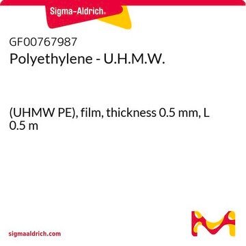 Polyethylene - U.H.M.W. (UHMW PE), film, thickness 0.5&#160;mm, L 0.5&#160;m