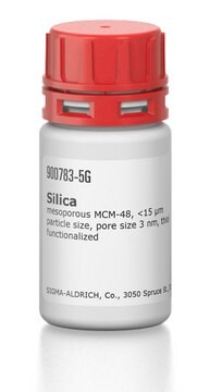 Silica mesoporous MCM-48, &lt;15&#160;&#956;m particle size, pore size 3&#160;nm, thiol functionalized