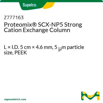 Proteomix&#174; SCX-NP5 Strong Cation Exchange Column L × I.D. 5&#160;cm × 4.6&#160;mm, 5&#160;&#956;m particle size, PEEK