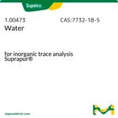 Water for inorganic trace analysis Suprapur&#174;, for inorganic trace analysis