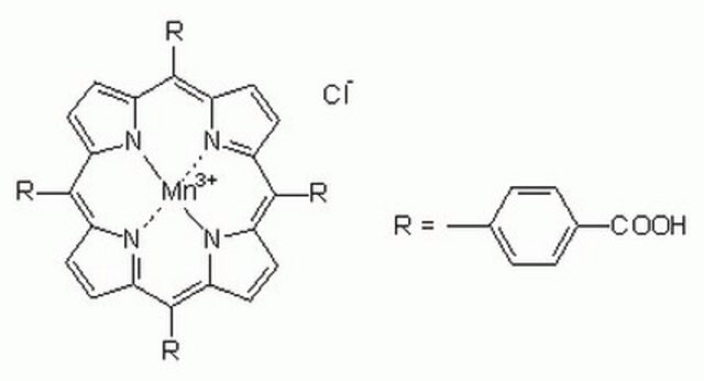 MnTBAP Cell-permeable superoxide dismutase (SOD) mimetic and peroxynitrite scavenger.