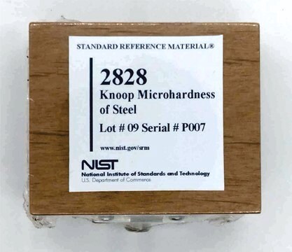 Knoop microhardness of steel NIST&#174; SRM&#174; 2828