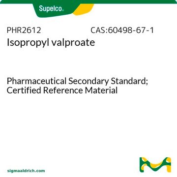 Isopropyl valproate Pharmaceutical Secondary Standard; Certified Reference Material