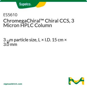 ChromegaChiral&#8482; Chiral CCS, 3 Micron HPLC Column 3&#160;&#956;m particle size, L × I.D. 15&#160;cm × 3.0&#160;mm