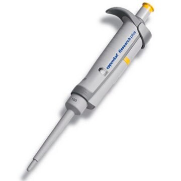 Eppendorf Research&#174; plus Pipette, fixed volume single-channel, volume 100&#160;&#956;L, yellow