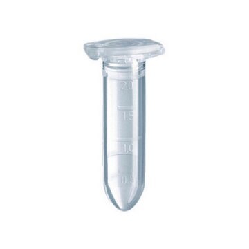 Eppendorf&#174; Safe-Lock micro test tubes capacity 2.0&#160;mL, clear, pkg of 500&#160;ea