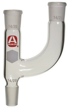 Aldrich&#174; Claisen adapter with Clear-Seal joints, bottom and side joint: ST/NS 24/40, top joint: ST/NS 24/40