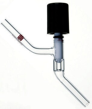 Synthware&#8482; low hold up high vacuum valve with protected o-rings size 0-12 mm