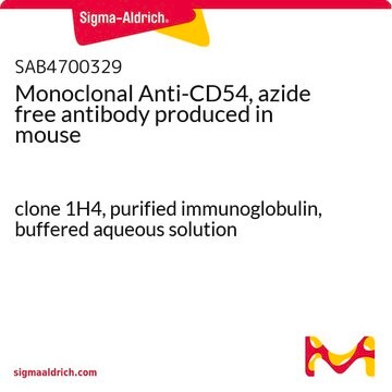 Monoclonal Anti-CD54, azide free antibody produced in mouse clone 1H4, purified immunoglobulin, buffered aqueous solution
