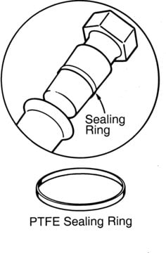 Glindemann PTFE sealing rings for 19/22, 19/38 joints