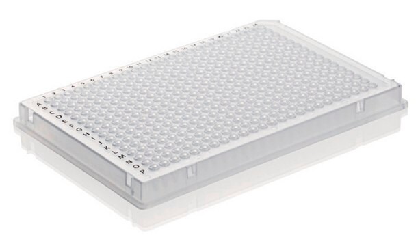 BRAND&#174; 384-well PCR plate PP, 0.03 ml, full-skirted, transparent, BIO-CERT&#174; PCR QUALITY, 50EA