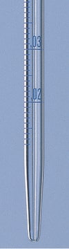 BRAND&#174; BLAUBRAND&#174; graduated pipette, calibrated to contain capacity 0.1&#160;mL