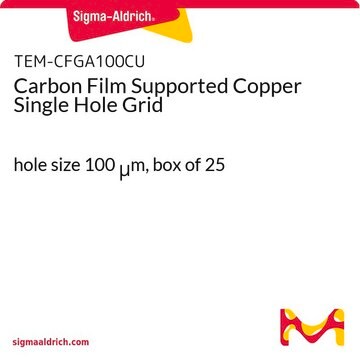 Carbon Film Supported Copper Single Hole Grid hole size 100&#160;&#956;m, box of 25