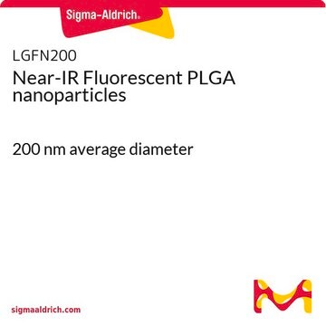 Near-IR Fluorescent PLGA nanoparticles 200&#160;nm average diameter