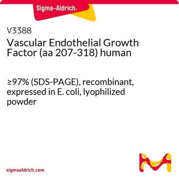 Vascular Endothelial Growth Factor (aa 207-318) human &#8805;97% (SDS-PAGE), recombinant, expressed in E. coli, lyophilized powder