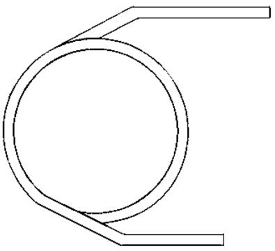 Empty Glass GC Column, for Agilent&#174; 5880, 5890, 6890, 7820, and 7890 (Configuration "A") L × O.D. × I.D. 6.0&#160;ft (1.8&#160;m) × 1/4&#160;in. × 4.0&#160;mm