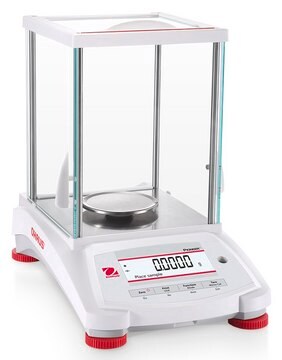 Ohaus&#174; Pioneer&#174; Analytical Balance Model PX224M, weighing capacity 220&#160;g, resolution: 0.1&#160;mg, AC/DC input 230 V, universal plug set