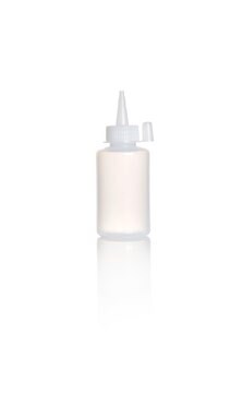 Azlon Dropper Bottles with spouted closure and cap round bottom, low-density polyethylene, capacity 60&#160;mL