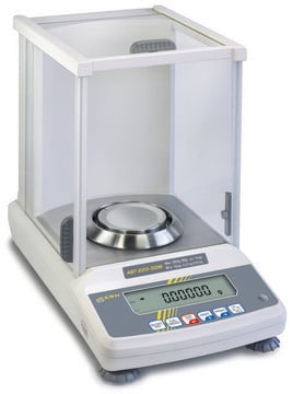 Kern ABT analytical balances model 120-5DM, weighing capacity 42-120&#160;g, AC/DC input 220 - 240 V AC, universal plug set