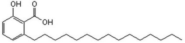 Anacardic Acid The Anacardic Acid, also referenced under CAS 16611-84-0, modulates the biological activity of Anacardic. This small molecule/inhibitor is primarily used for Cell Structure applications.