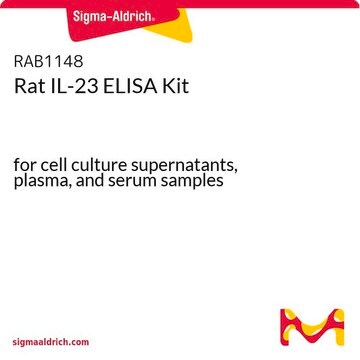 Rat IL-23 ELISA Kit for cell culture supernatants, plasma, and serum samples