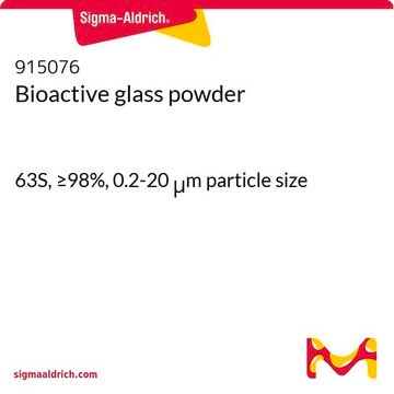 Bioactive glass powder 63S, &#8805;98%, 0.2-20&#160;&#956;m particle size